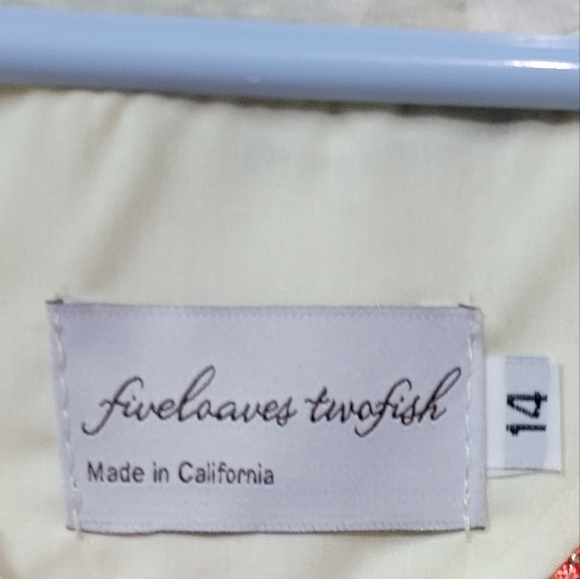 FIVE LOAVES TWO FISH POINSETTIA DRESS - Picture 5 of 8